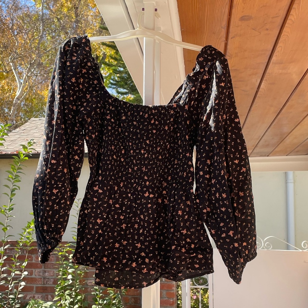 Madewell Lucie Smocked Top